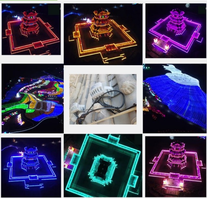 Baicaopo Light Festival in Jinzhong, Shanxi