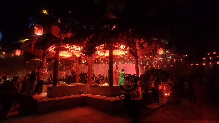 Shanxi Puji Temple Night Tour Lighting