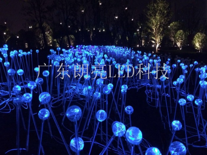 Wuhan Garden Expo Park Fiber Optic Reed Lamp Project