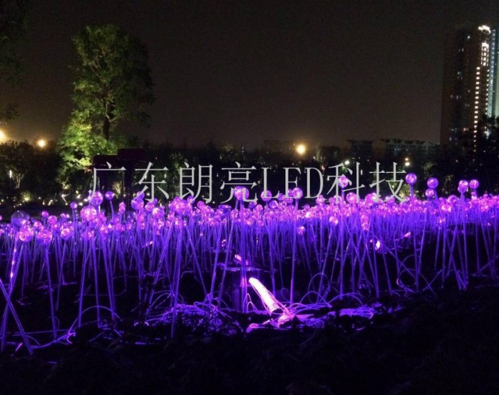 Wuhan Garden Expo Park Fiber Optic Reed Lamp Project