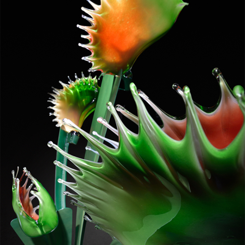 Venus Flytrap Outdoor Glass Light